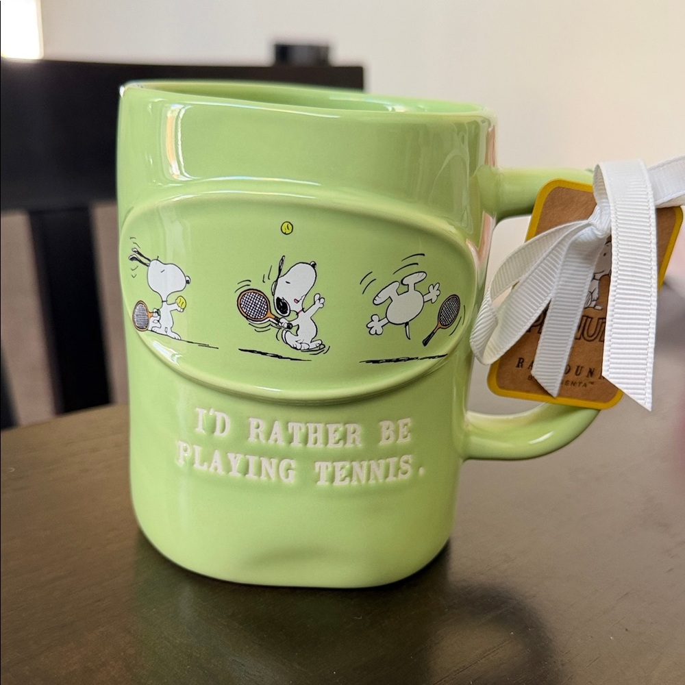 NWT Snoopy Tennis Mug